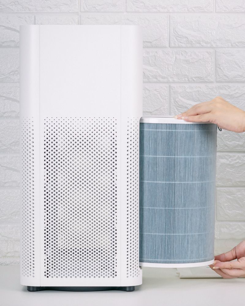 remplacer le filtre d'un purificateur d'air