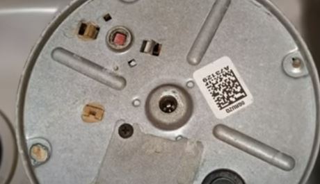 bouton de réinitialisation de l'élimination des déchets