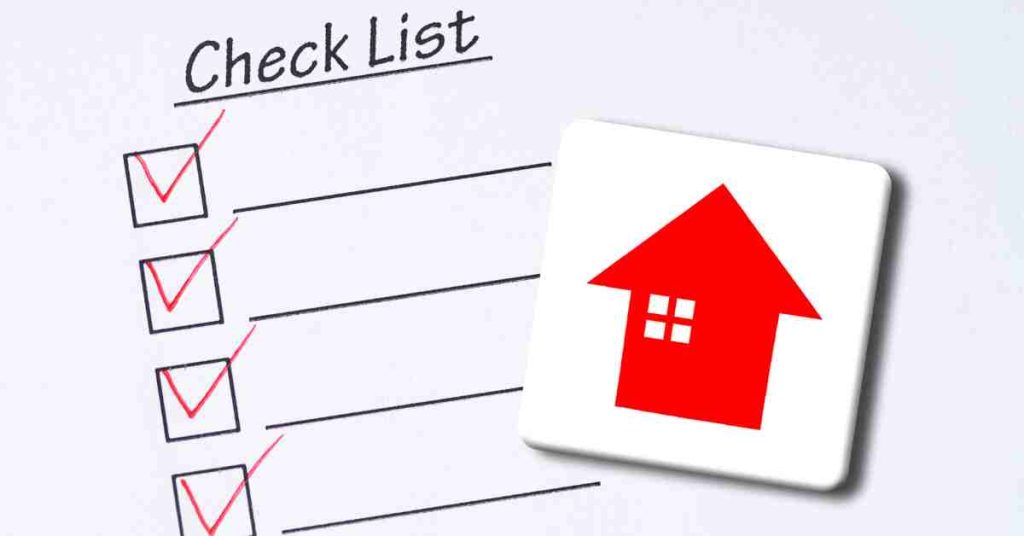 liste de contrôle pour l'entretien de la maison